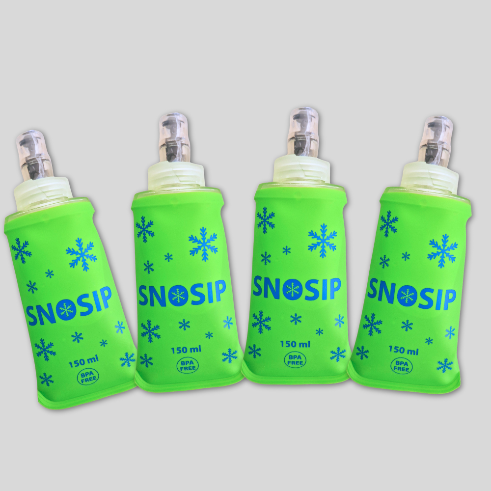 Lot de 4 Gourdes (4 Gourdes VERTES) - 150ml