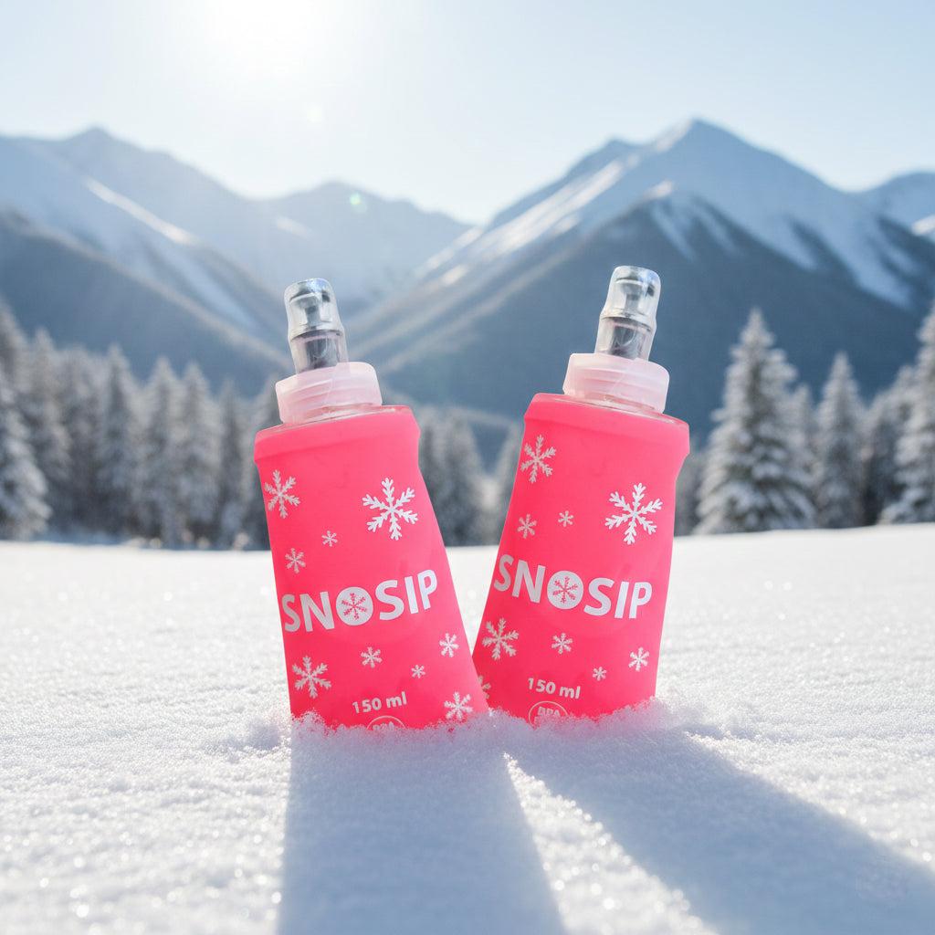 Set of 2 Pink Water Bottles - 150 ml