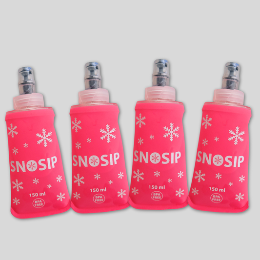 Lot de 4 Gourdes (4 Gourdes Roses) - 150ml